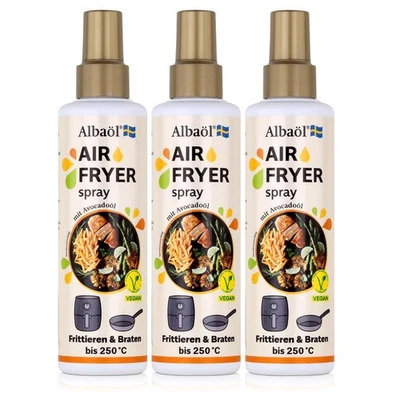 Albaöl Air Fryer Spray mit Avocadoöl 190ml zum frittieren & braten (3er Pack) - Bild 1 von 4