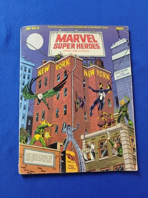 New York New York - TSR Marvel Super Heroes 6863 (Complete) - Image 1 of 3