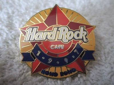 Vintage Hard Rock Cafe Hong Kong China 1997 Pin - Image 1 of 4