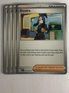 Pokemon TCG Paldea Evolved 4x Playset Dendra 179/193 Near Mint - Picture 1 of 2