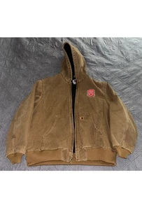 Vintage NC State Carhartt Jacket Size S Fits Like a M/L In Women!! Very Warm Coz - Picture 1 of 5