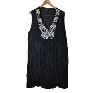 TS taking shape Size 20 sheer Black Sequin layering tunic Dress Beach Cover Up - Bild 1 von 9