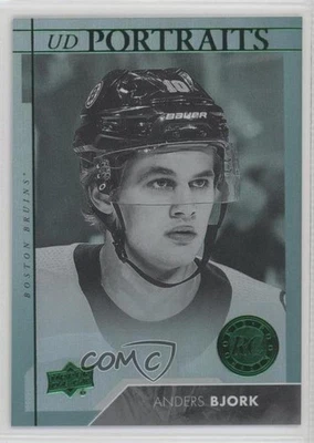 2017-18 Upper Deck Portraits Rookies Green Anders Bjork #P-101 Rookie RC - Image 1 of 2