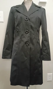 Enzo Angiolini Jacke Damen Größe Small schwarz Trenchcoat Knopfleiste tailliert - Bild 1 von 7