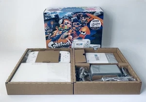 Nintendo Wii U Splatoon Set 32GB Consola Blanca Japón Exclusivo Raro Coleccionista - Imagen 1 de 20