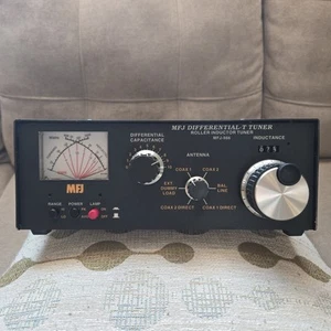 MFJ 986 Differential T Roller Inductor Antenna Tuner 1.8 to 30MHZ New - Foto 1 di 17