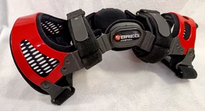 Breg Custom Red left knee Brace 6" Top 4" Bottom 15" long size 30-30 - Picture 1 of 4