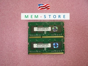 8GB 2x4GB PC3-8500 DDR3-1066 SODIMM Compatible w/ Apple iMac 24-inch (MB418LL/A) - Picture 1 of 6