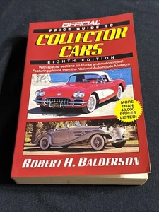 Vintage 1980 The Official Price Guide to Collector Cars Second Edition Book - Picture 1 of 3