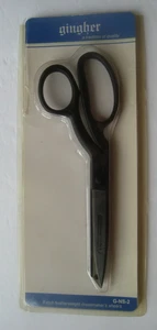 Gingher 8" Featherweight Bent Handle Nylon/Stainless Scissors G-NS-2 EXCELLENT - Picture 1 of 2