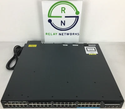 Cisco WS-C3650-12X48UQ-S 48(36x 1GB and 12x 10GB) and 4x10G Uplink ports - Image 1 of 4