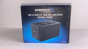 USB 3.0 SATA 2.5 inch dual bay hard drive docking station - Picture 1 of 4