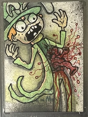 Rick and Morty Cryptozoic Season 1 Sketch Card Anthony Sciscioli 1/1 - Image 1 of 4