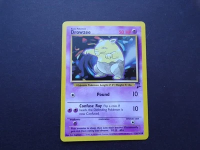 Pokémon-TCG-Drowzee-73/130-Base Set 2-Common - Image 1 of 2