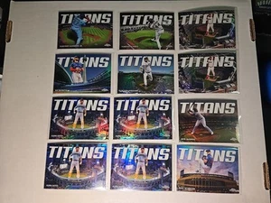 2023 Topps Chrome Titans Lot (12) Vladimir Harper Alvarez Soto Alonso Kershaw + - Bild 1 von 1