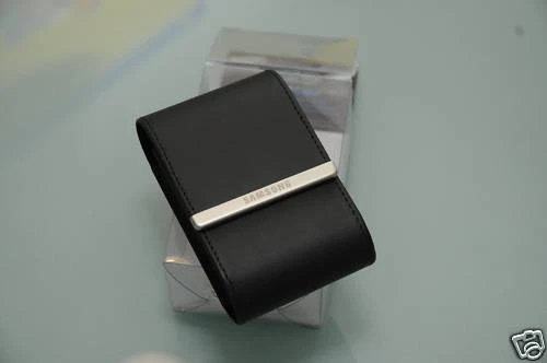 PRL) SAMSUNG CAMERA CASE DIGITALE FOTO CUSTODIA FUNDA CUOIO CUIR LEATHER BORSA - Bild 1 von 1