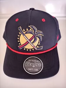 FLORIDA PANTHERS ZEPHYR MEN'S SNAPBACK ADJUSTABLE HAT PALMTREE/STICK - Picture 1 of 7