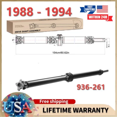 Drive Shaft For Nissan D21 1988 1989 1990 1991 1992 1993 1994 2.4L L4 Rear RWD Foto 1 de 4