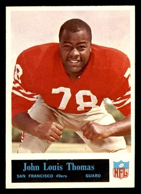 1965 Philadelphia Football #181 John Thomas NM - Image 1 of 2