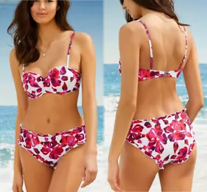 Bügel Balconette Bikini Gr.38 Cup B 75 B Neu geblümt Bademode BS-912925 - Bild 1 von 7