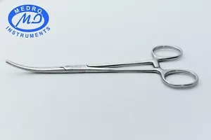 ROCHESTER PEAN 7" CURVED LOCKING HEMOSTAT FORCEPS SURGICAL INSTRUMENTS - Picture 1 of 14