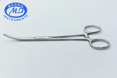 ROCHESTER PEAN 7" PINZAS HEMOSTÁTICAS DE BLOQUEO CURVO INSTRUMENTOS QUIRÚRGICOS Foto 1 de 4