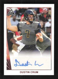 Dustin Crum 2021 Leaf Memories - 1990 Base Autographs Bronze #/99 Auto #BA-DC1 - Picture 1 of 2