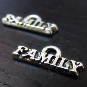 Familia al por mayor Mensaje inspirador Charm Colgantes C2873 - 10, 20 o 50PCs - Imagen 1 de 3