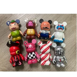 Disney Vinylmation 3" Figur 8 Stück - Mickey Mouse Peter Pan rosa Pirat Süßigkeiten - Bild 1 von 14