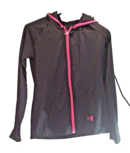 YOUTH SIZE YXL FITTED/COUPE/HEATGEAR FULL ZIP UP HOODIE - EUC - Picture 1 of 3