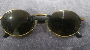 Vintage Revo 962 010 NEU braune Gläser Sonnenbrille mit Lederband BURBERRY ETUI - Bild 1 von 6
