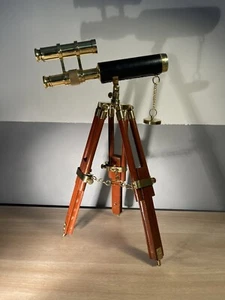 Longue Vue de Marine En Cuir + Trépied  - Photo 1/7