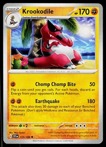 Krookodile SV01: Scarlet & Violet Base Set #117/198 Uncommon - Picture 1 of 2