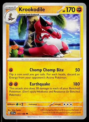 Krookodile SV01: Scarlet & Violet Base Set #117/198 Uncommon - Image 1 of 2