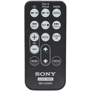 Sony RMT-CCD3iPA Fabrik Original Audio System Fernbedienung ICF-CD3iP, ICF-CD3IPSIL - Bild 1 von 6