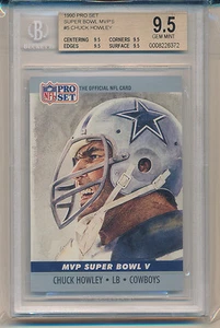 1990 Pro Set Super Bowl MVP'S (#05) Chuck Howley (All 9.5 Subs) BGS9.5 BGS - Picture 1 of 1