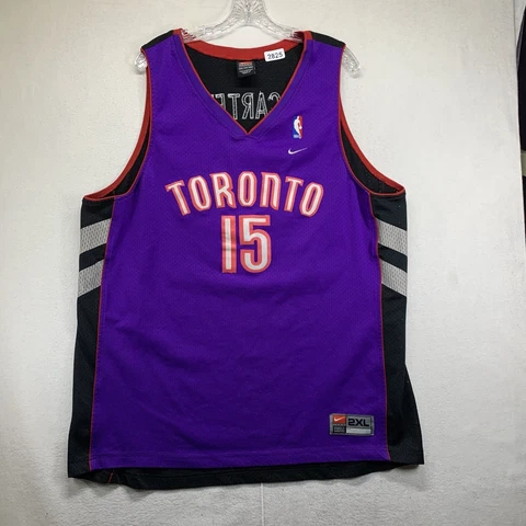 Authentic Vince Carter Toronto Raptors Jersey Size 52 XXL Nike Swingman Cover