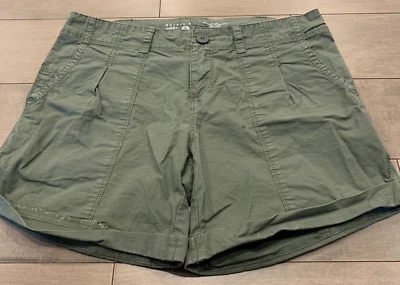 Pantalones Cortos Mountain Hardware Puños Senderismo Camping Mujer Talla 4/36 Entrepierna 6 Verde Foto 1 de 4