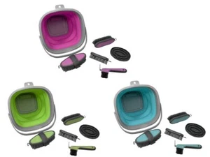 Kit de aseo de 5 piezas con cubo plegable - Imagen 1 de 6