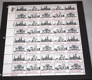 1980 - SC# 1838-1841 - ARCHITECTURE - SHEET OF 40 @ 15 CENTS - Picture 1 of 1
