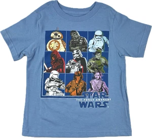 Camiseta Disney Store Niño Pequeño Azul Algodón Star Wars El Despertar de la Fuerza Talla XXS 2/3 - Imagen 1 de 2