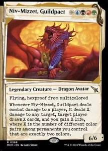 MTG - (Showcase) NIV-MIZZET, GUILDPACT #368 - Murders at Karlov Manor (R) - Picture 1 of 1
