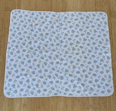 Manta bebé vintage Carter's verde azul amarillo circo payaso oso bolas 36 x 36 Foto 1 de 4