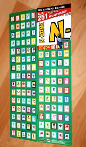 2001 Pokemon Characters & Names Vintage Rare Stickers / Aufkleber Set Nintendo - Bild 1 von 5