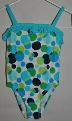 Traje de baño de una pieza con punto multicolor CIRCO para niña talla 4T nuevo sin etiquetas Foto 1 de 4
