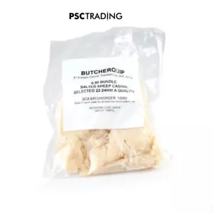 Natural Sheep Casings 22/24mm (90m) Home Butcher / Hunter / Sausage Maker - Bild 1 von 1