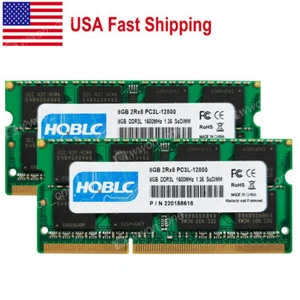 EE. UU. 16GB 2x8GB DDR3L-12800s 1600mhz sodimm memoria portátil para hp elitebook 8470p - Imagen 1 de 4