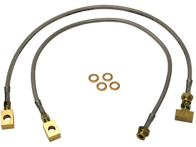 Front Brake Hose For 1990-1998 Ford F250 1995 1992 1996 1993 1991 1994 HJ779GF - Image 1 of 1