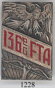 1228 - ARTILLERIE - 136e G.F.T.A. - Picture 1 of 2