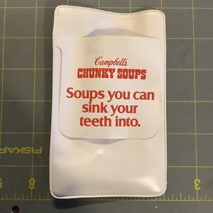 Vintage Pocket Protector Campbells Chunky Soups Advertising - Picture 1 of 3
